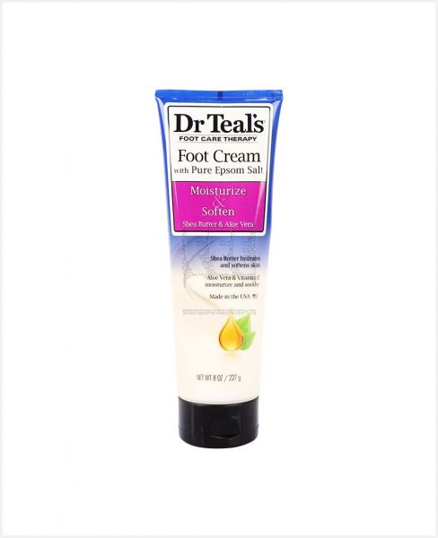 DR TEAL'S FOOT CREAM SHEA BUTTER AND ALOE VERA 227GM