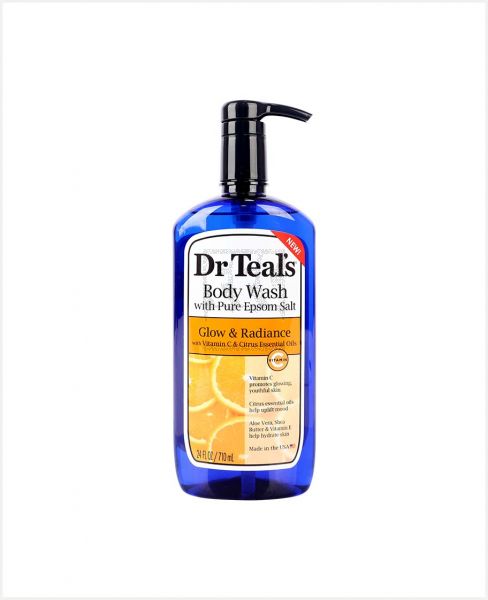 DR TEAL'S BODY WASH GLOW AND RADIANCE 710ML