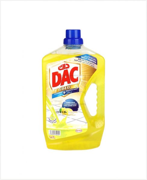 DAC GOLD CLEANER+DISINFECTANT CITRUS BURST 1.5L