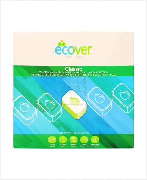ECOVER CLASSIC DISHWASHER TABLETS 70S 1.4KG