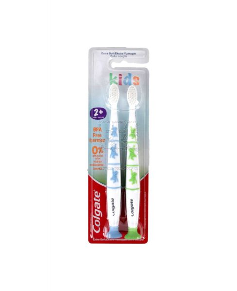 COLGATE KIDS TOOTHBRUSH ZERO ARTIFICIAL 2+ YEAR EXTRA SOFT