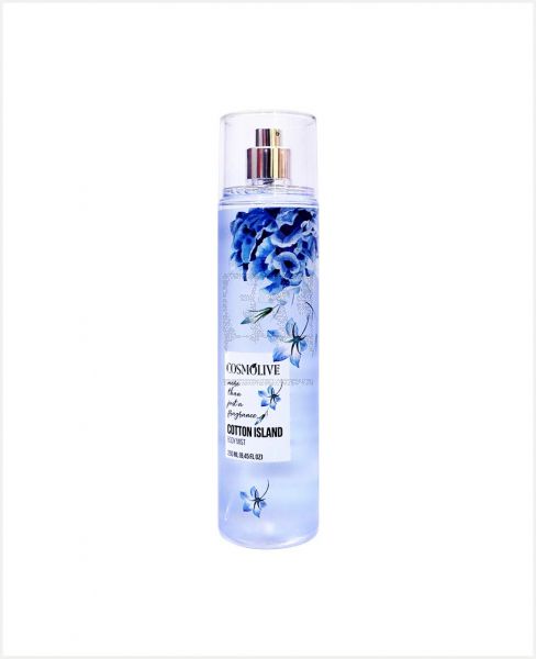 COSMOLIVE COTTON ISLAND BODY MIST 250ML