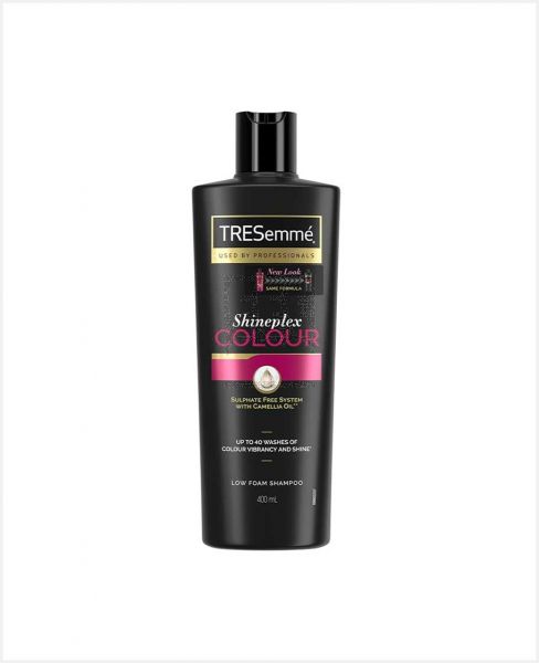 TRESEMME COLOUR SHINEPLEX LOW FOAM SHAMPOO 400ML