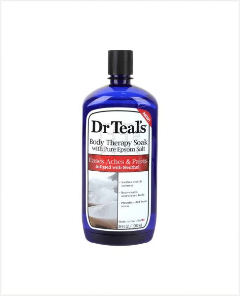 DR TEAL'S EASES ACHES AND PAINS BODY THERAPY SOAK 1000ML