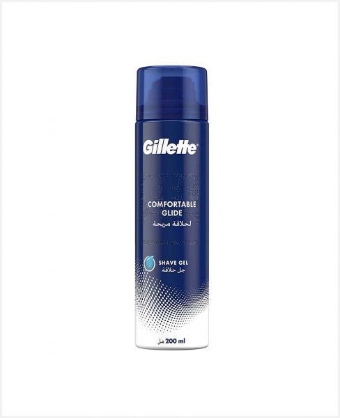 GILLETTE COMFORTABLE GLIDE SHAVE GEL 200ML