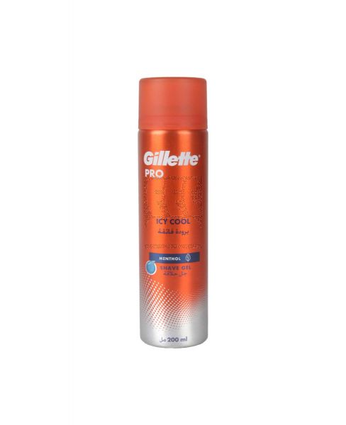 GILLETTE PRO ICY COOL MENTHOL SHAVE GEL 200ML