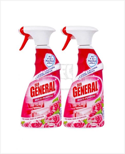 GENERAL MULTI PURPOSE SPRAY WILD ROSE 2X500ML