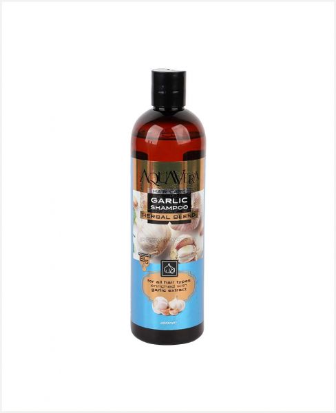 AQUA VERA HERBAL BLEND GARLIC SHAMPOO 400ML