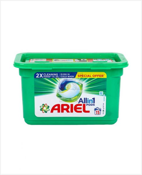 ARIEL PODS ALL IN 1 (15X25.2GM) 378GM SPECIAL OFFER
