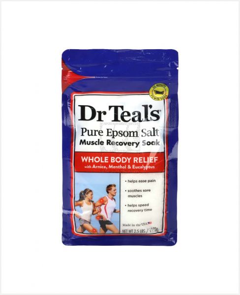 DR TEAL'S PURE EPSOM SALT MUSCLE RECOVERY SOAK 1133GM