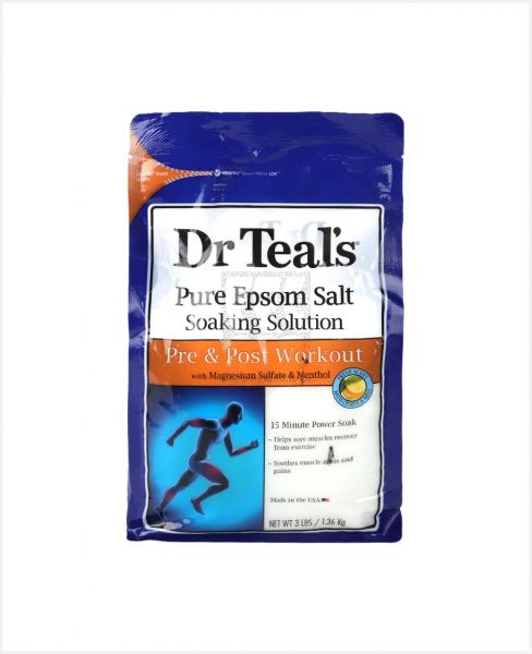 DR TEAL'S PURE EPSOM SALT PRE & POST WORKOUT 1360GM