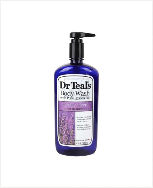 DR TEAL'S SOOTHE & SLEEP WITH LAVENDER BODY WASH 710ML