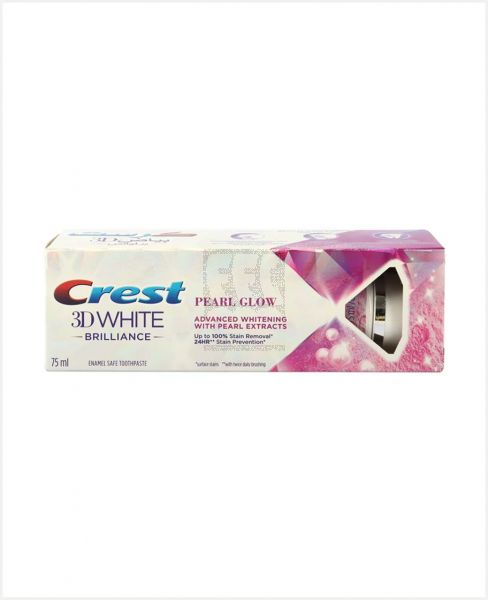 CREST 3D WHITE PEARL GLOW TOOTHPASTE 75ML