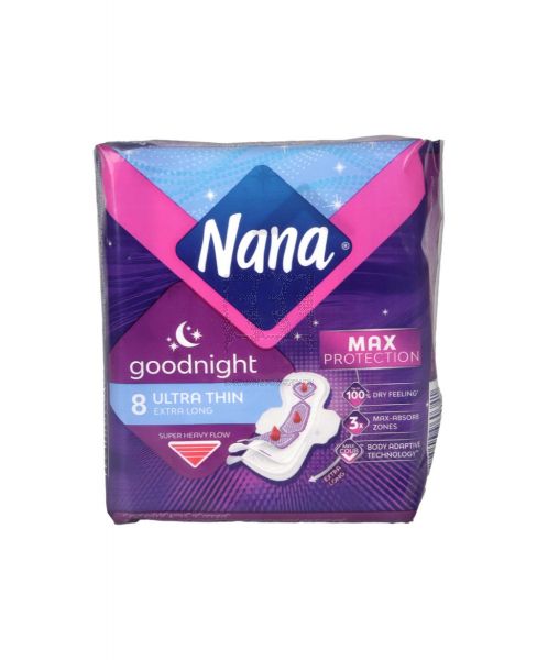 NANA ULTRA THIN GOODNIGHT WINGS 8PADS