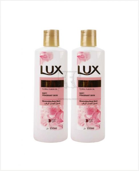 LUX SOFT ROSE BODY WASH 2X250ML PROMO