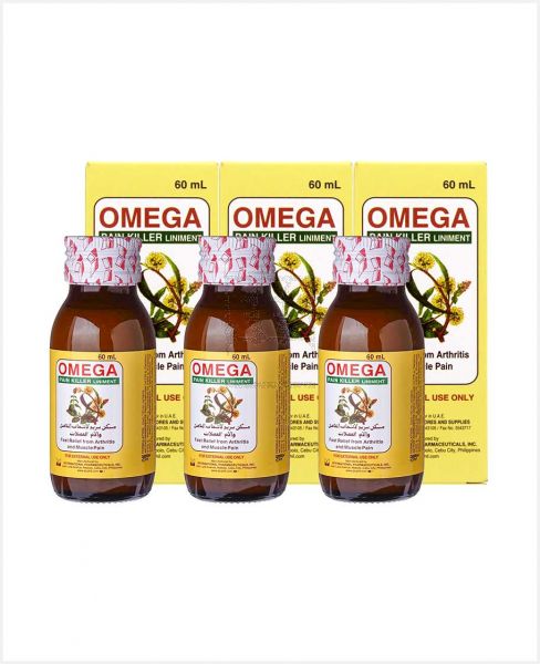 OMEGA PAINKILLER LINIMENT 60ML (2+1FREE)
