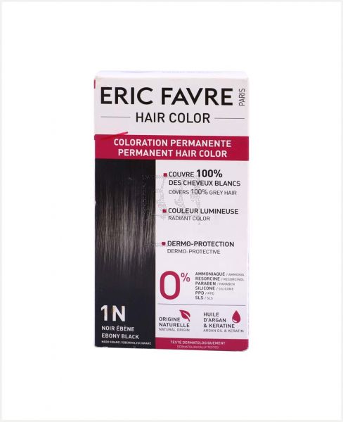 ERIC FAVRE HAIR COLOR EBONY BLACK 1N 130ML