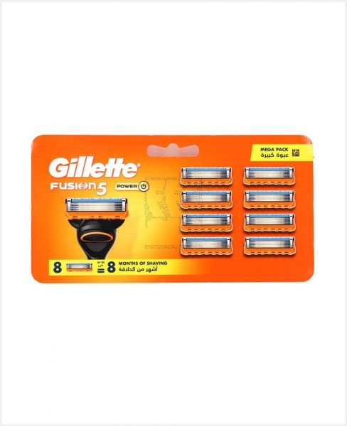 GILLETTE FUSION 5 POWER BLADES 8PCS