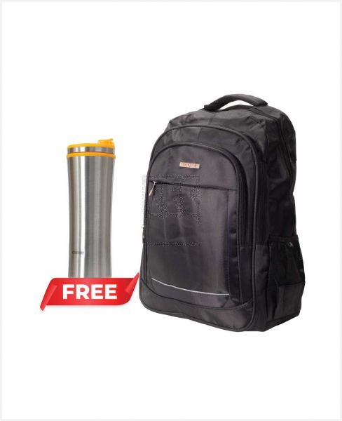 TRAVELLER FAST ZIP BACKPACK 20INCH+HOT AND COLD COFFEE MUG 550ML