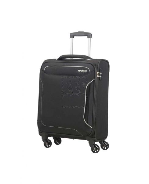 AMERICAN TOURISTER HOLIDAY + SOFT TROLLEY TSA BLACK 68 CM