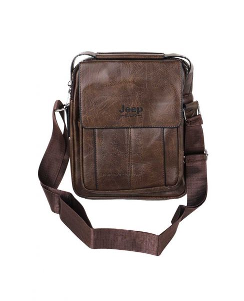 SHENGQIDAISHU FASHION CROSS BODY BAG DARK BROWN 1947-2/3082-2