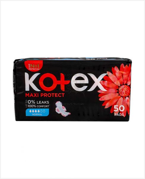 KOTEX MAXI PROTECT NORMAL+ WINGS 50PADS