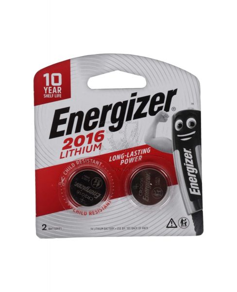ENERGIZER 2016 BP2 3V LITHIUM COIN BATTERY #E-CR2016