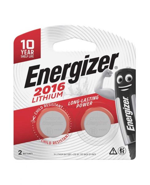 ENERGIZER 2016 BP2 3V LITHIUM COIN BATTERY #E-CR2016