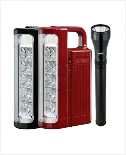 SANFORD 3 IN 1 FLASHLIGHT AND EMERGENCY COMBO SF6354SEC