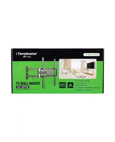 TERMINATOR TV WALL MOUNT FULL-MOTION TTWM 3255S