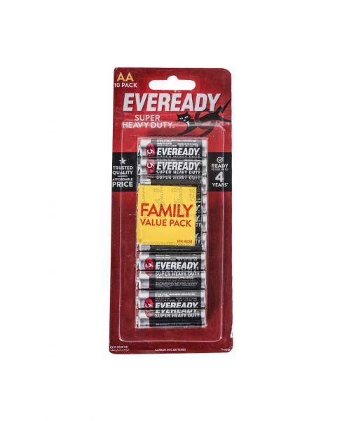 EVEREADY SUPER HEAVY DUTY AA10 1215