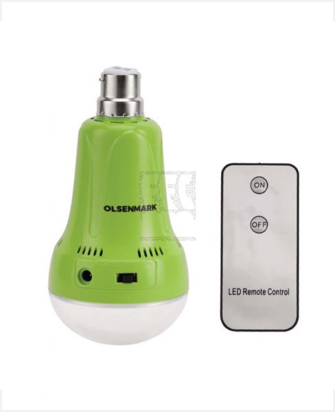 OLSENMARK RECHARGEABLE BULB WITH REMOTE OMESL2796