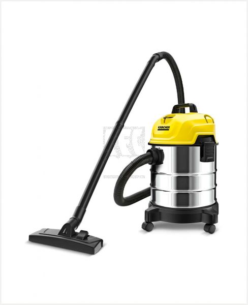 KARCHER WET AND DRY SS VACUUM CLEANER 1500W 18LTR WD1S CLASSIC