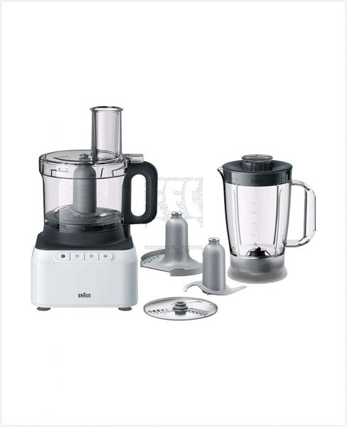 BRAUN PURE EASE FOOD PROCESSOR WHITE FP 3131