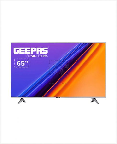 GEEPAS UHD LED SMART TV WIFI VIDAA 65 INCH GLED6569SVUHD