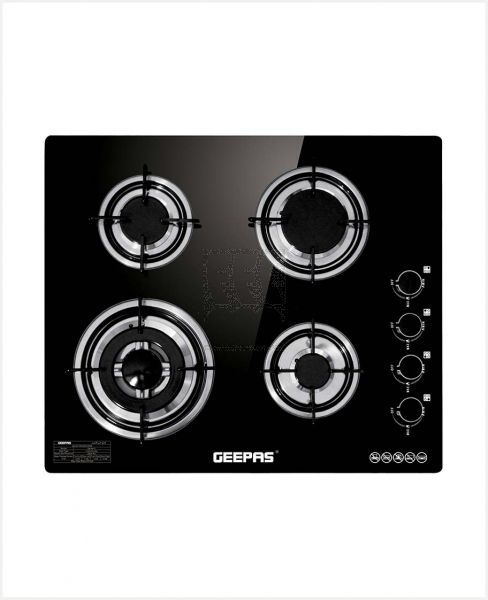 GEEPAS BUILT IN GAS HOB 4 BURNER 2IN1 GK4410