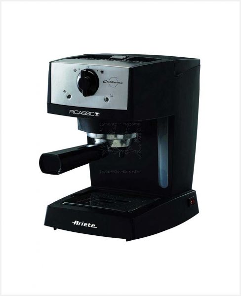 ARIETE ESPRESSO & CAPPUCCINO COFFEE MACHINE BLACK 15BAR 1366