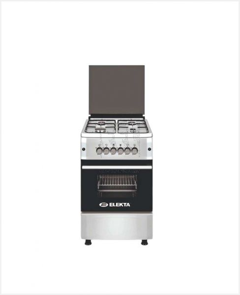 ELEKTA 4 BURNER GAS OVEN SILVER 50X50 EGO567F