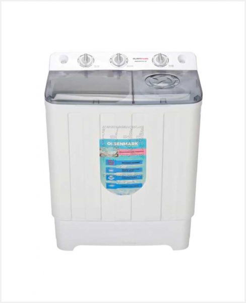 OLSENMARK SEMI AUTO WASHING MACHIN TWIN TUB 8KG OMSWM5504-8K