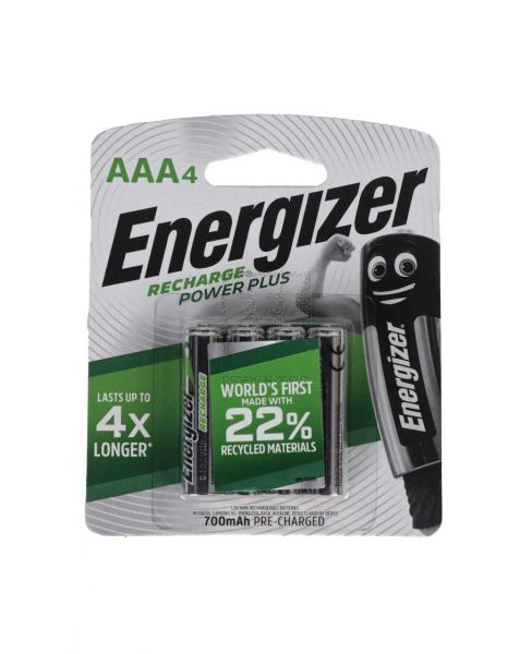 ENERGIZER RECHARGE POWER PLUS AAA4 4PCS HR03
