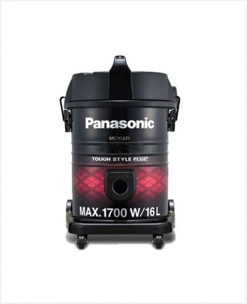 PANASONIC DRUM VACUUM CLEANER BLACK 16L 1700W MC-YL631R747