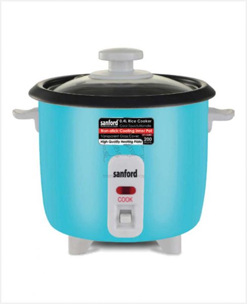 SANFORD RICE COOKER 0.4 LITRE SF1156RC-0.4L BS