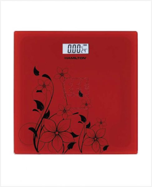 HAMILTON DIGITAL BATHROOM SCALE 180KG HT726BS