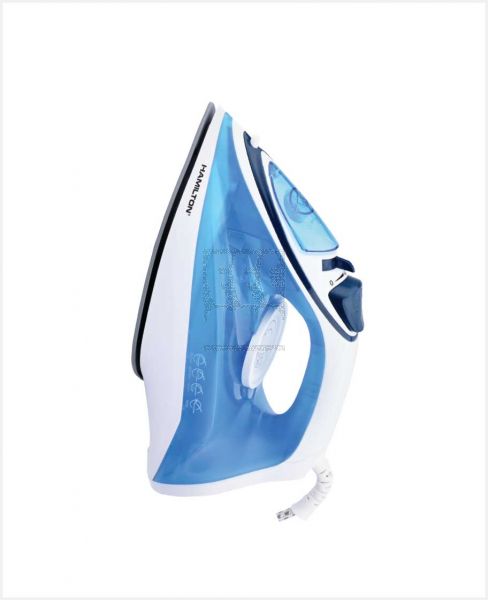 HAMILTON STEAM  IRON CERAMIC COATED PLATE 2200W HT47SI