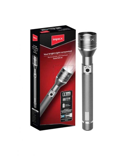 IMPEX RECHARGEABLE LED FLASH LIGHT (HUNTER Z6)