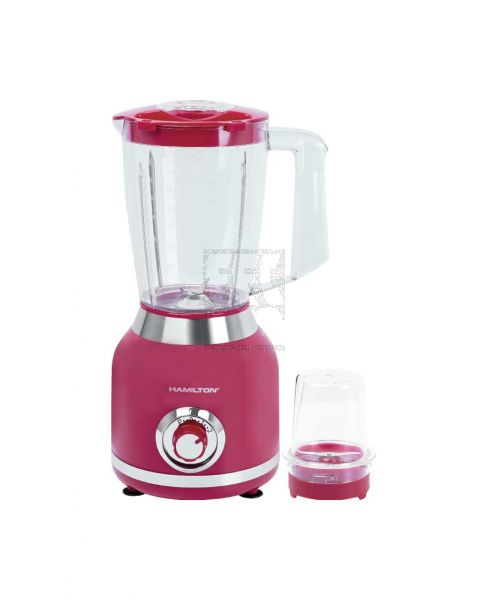 HAMILTON BLENDER 2IN1 UNBREAKABLE JAR 1.75LTR 600W HT3337JB
