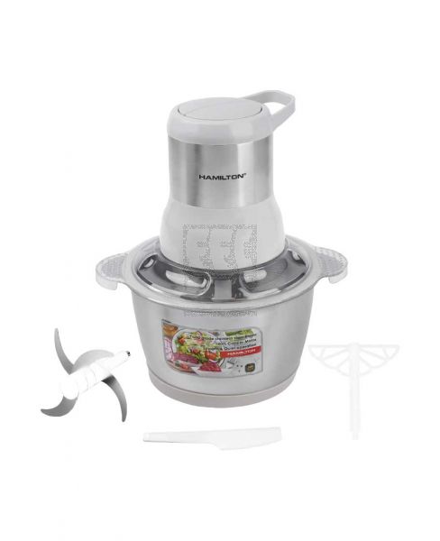 HAMILTON 2IN1 FOOD CHOPPER 500W 100% COPPER MOTOR 2.0LTR HT3828CH