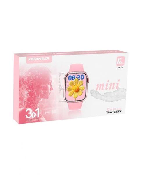 KEQIWEAR SMART WATCH WITH 3 STRAP KW68 MINI