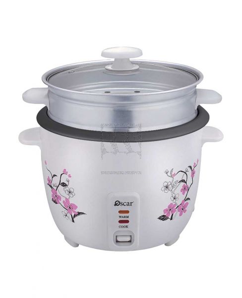 OSCAR RICE COOKER WITH STEAMER 2.2LTR ORC22WS