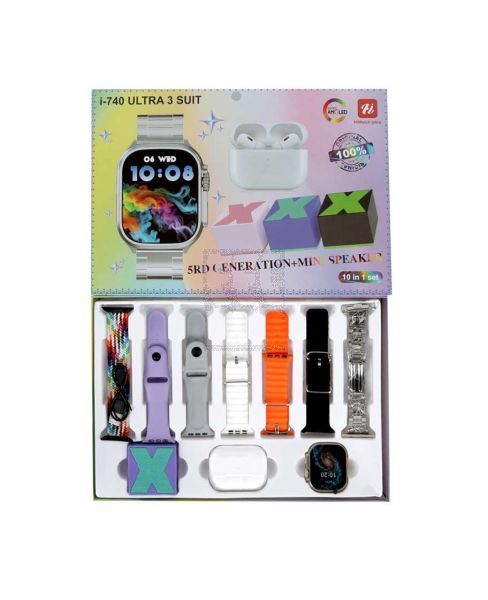 SMART WATCH+AIRPOD+BT SPEAKER COMBO